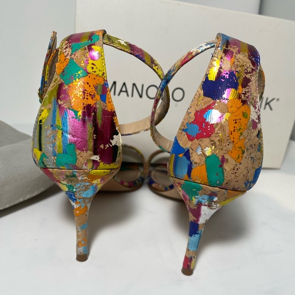 BNIB MANOLO BLAHNIK fun kitten heels - Picture 6 of 12